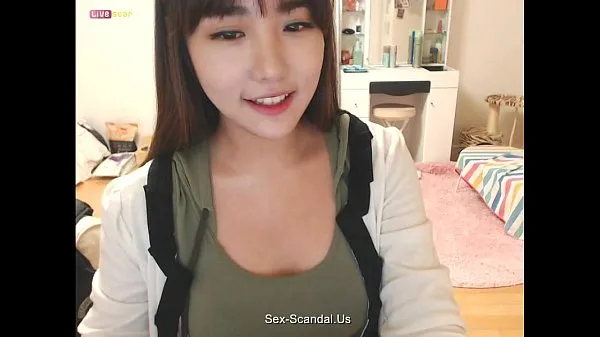 Μεγάλα Pretty korean girl recording on camera 3 ζεστά βίντεο