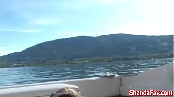 Grandes Fodido na bunda no Canadá em um barco! Shanda Fay vídeos calorosos