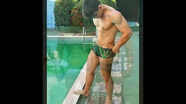 大 100 hot men in swim trunks 温暖的视频