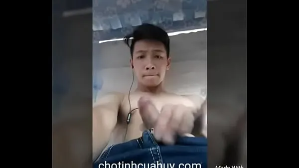 Selfie handsome guy Video hangat besar