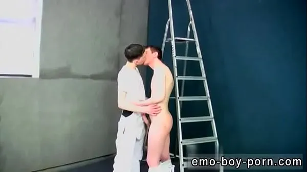 Grandi Sesso con il ragazzo gay nero dalla pelle chiara Aaron Aurora e Joey Wood, uomini gay, allenatori ragazzivideo calorosi