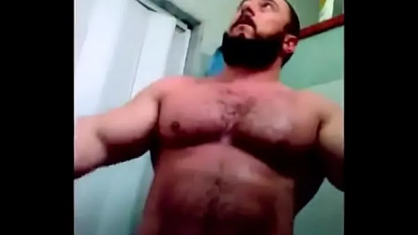 Grandes Ducha de papá musculosovídeos cálidos