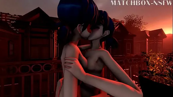 크고 Miraculous ladybug lesbian kiss 따뜻한 동영상