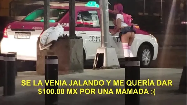 Große Prostituierte Fantasie in Tlalpan, der Taxifahrer wollte mir 100 Dollar für einen Blowjob bezahlen und er zog es auf der Straßewarme Videos