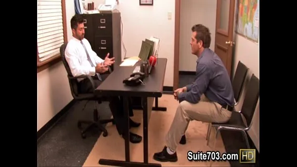 Nagy Hot gays Berke and Parker fuck in the office only on Suite703 meleg videók