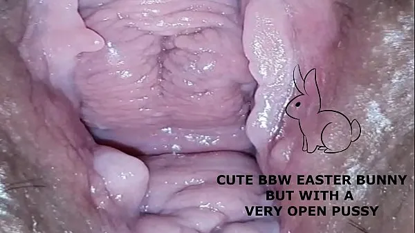 크고 Cute bbw bunny, but with a very open pussy 따뜻한 동영상
