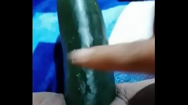 Büyük Mexican Norma gets cucumber sıcak Videolar