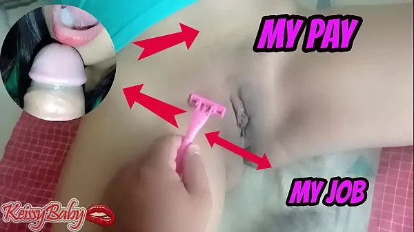 Big Helped shave my step sister and paid me off with a nice blowjob warm Videos