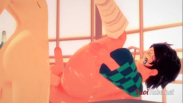 大きなキメツノヤイバやおい変態3D-タンジロウはテーブルの上でイノスケに犯される温かい動画