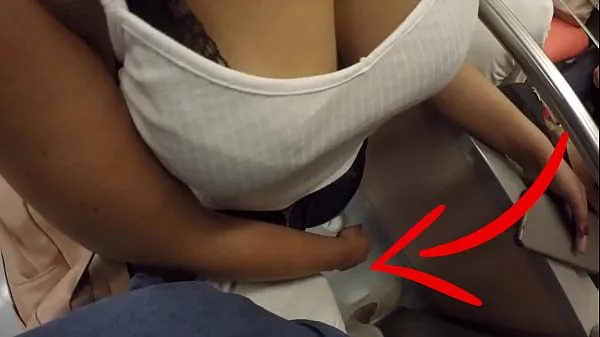 مقاطع فيديو رائعة Unknown Blonde Milf with Big Tits Started Touching My Dick in Subway ! That's called Clothed Sex رائعة