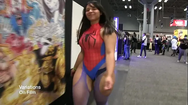 Big Big Booty Nixlynka Visits New York Comic Con 2021 warm Videos