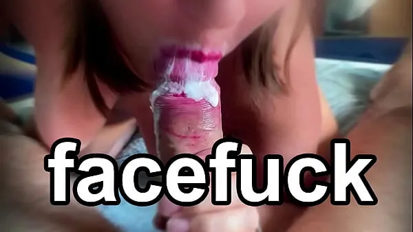 크고 AMATEUR FACEFUCK. FACE FUCK CUM SWALLOW. CUM IN MOUTH HOMEMADE 따뜻한 동영상