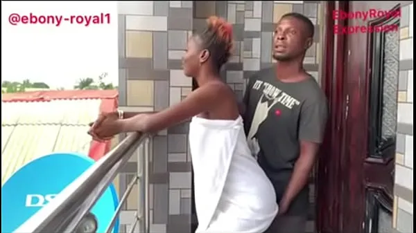 Big Lagos big boy fuck her step sister at the balcony full video on Red warm Videos
