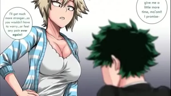 Veľké Deku is already big and seduces Bakugo's m0m teplé videá