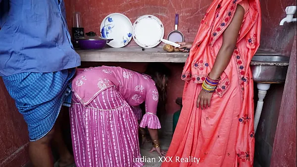 Big Indian step Family in Kitchen XXX in hindi warm Videos