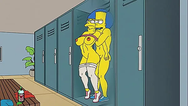 Isoja The Simpsons Marge Simpson Hentai lämpimiä videoita